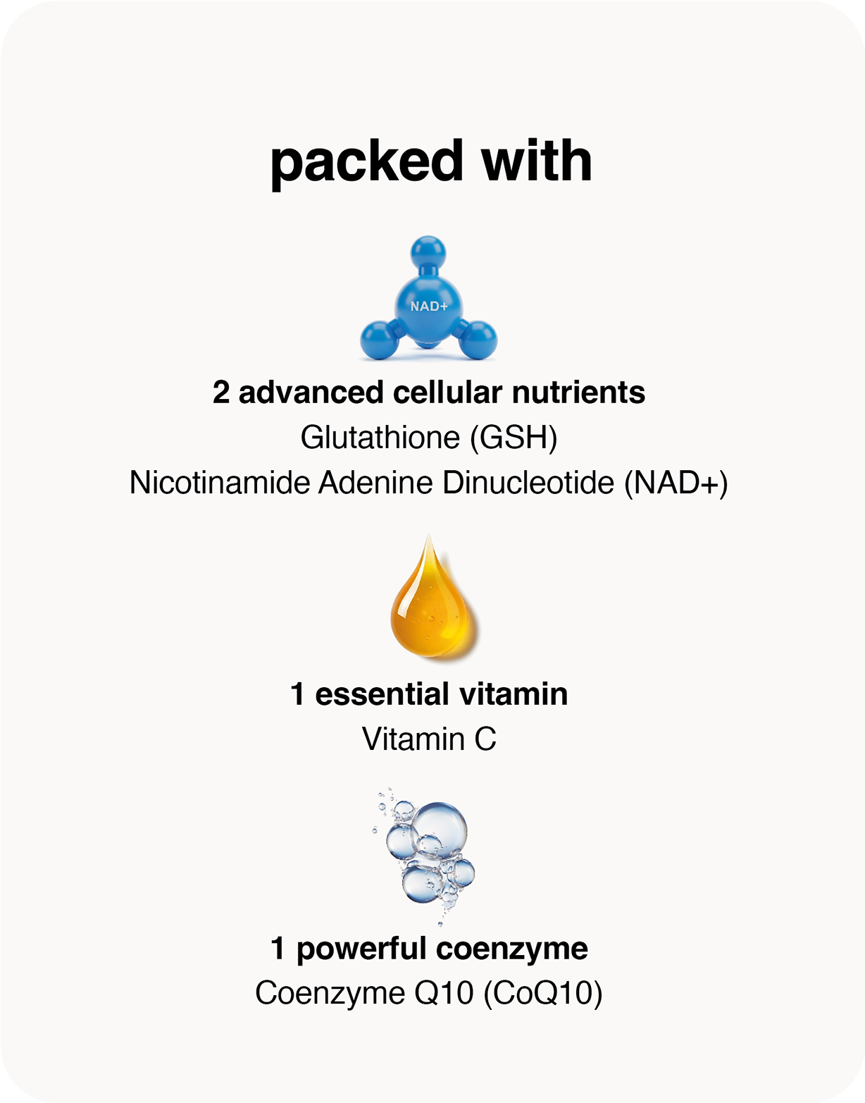 Nad+ Glutathione 250mg Liquid Liposomal - Bundle