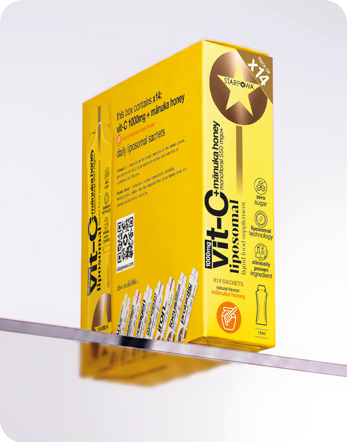 Vit-C 1000mg + Manuka Honey Liquid Liposomal